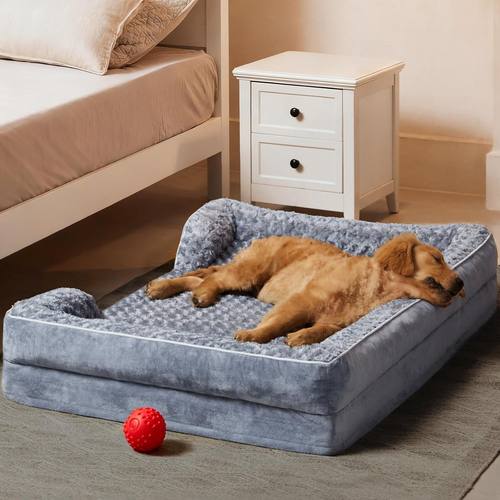 WNPETHOME Orthopedic Washable Dog Bed Large for Senior Dog